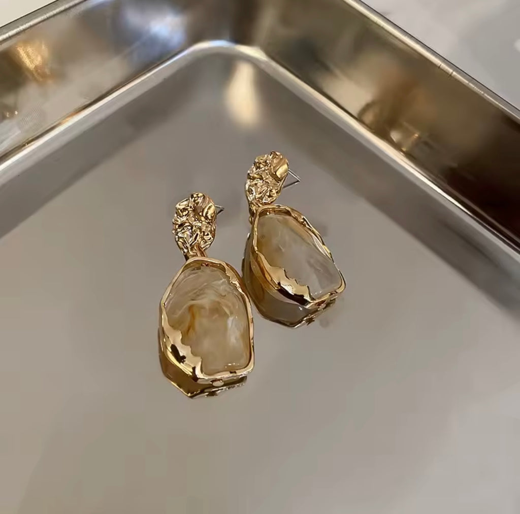 Amber Earrings